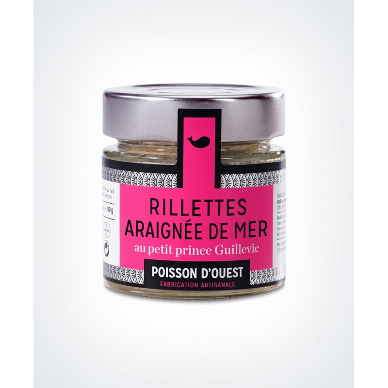 Rillettes d'araignée de mer au petit prince Guilevic 85G