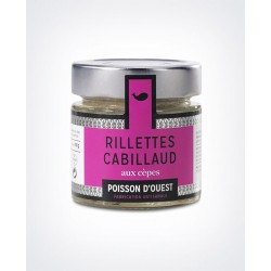 Rillettes cabillaud aux cèpes