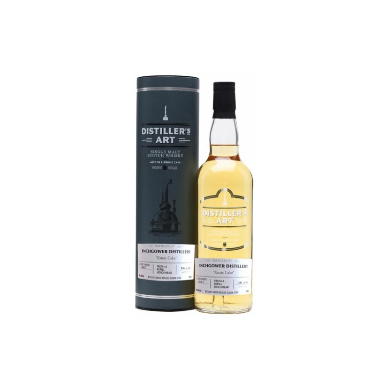 Whisky Distillers Art Inchgower Christmas Cake