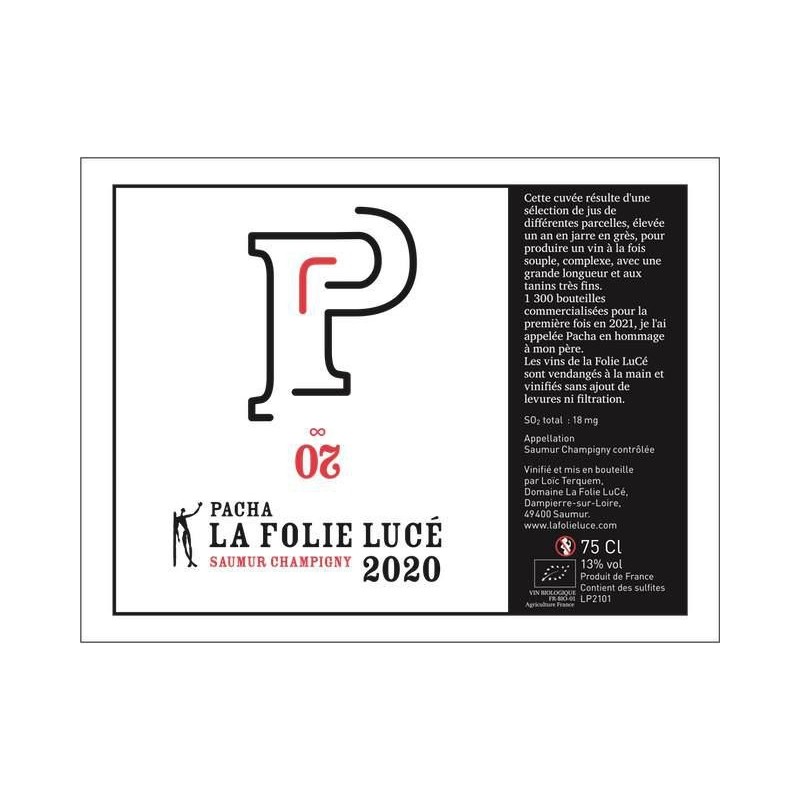 Saumur-Champigny Pacha 2020 La Folie Lucé